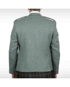 Scottish Lovat Green Argyle Kilt Jacket