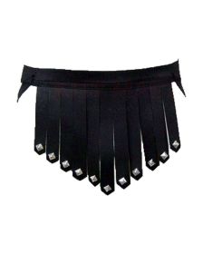 Black Leather Briefs Kilt
