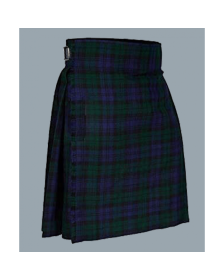 Black Watch Tartan Kilt For Women