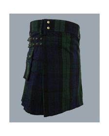 Black Watch Tartan Utility Kilt 