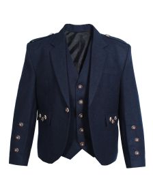 Scottish Beautiful Blue Argyle Jacket 