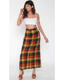 Buchanan Tartan Women Long Tartan Skirt 