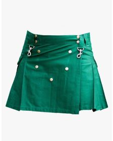 BEAUTIFUL GREEN WOMENS UTILITY KILT