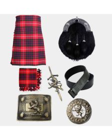 Fraser Tartan Kilt & with Antique Accessories Deal

