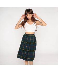 Hunting Stewart Tartan Women Fashion Skirt 
