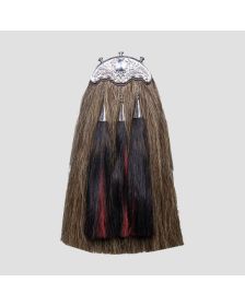 Beautiful Horse Hair Sporran With Gold Cantle Royal Scots Dragoon  Guards