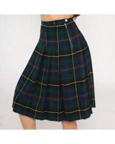 Hunting Stewart Tartan Women Fashion Skirt 