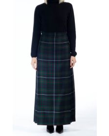 Mackenzie Tartan Women Long Tartan Skirt
