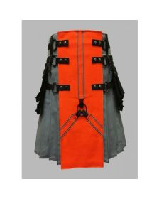 Modern Design Canvas Utility Kilt 
