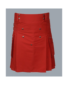 Red Utility Kilt 