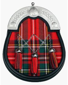Beautiful Royal Stewart Tartan Dress Sporran 
