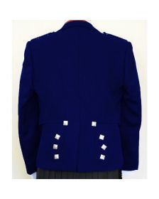 Royal Blue Beautiful Prince Charlie Jacket And Vest  