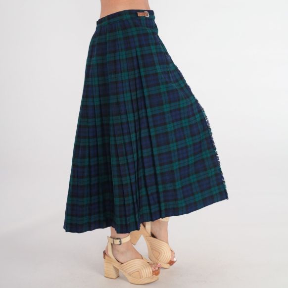Black Watch Tartan Women Fashion Skirt