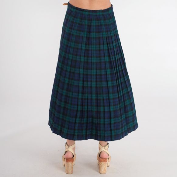 Black Watch Tartan Women Fashion Skirt
