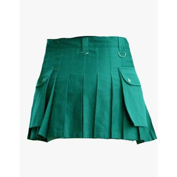 BEAUTIFUL GREEN WOMENS UTILITY KILT