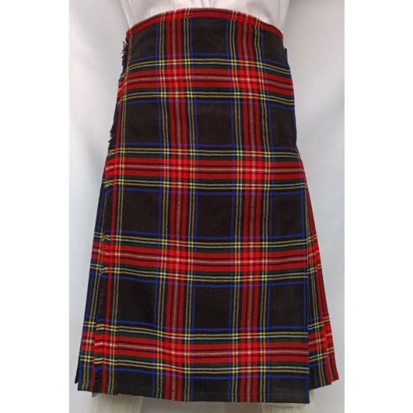 Black Stewart Tartan Kilt
