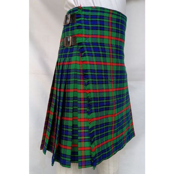 Casual Green Tartan Kilt