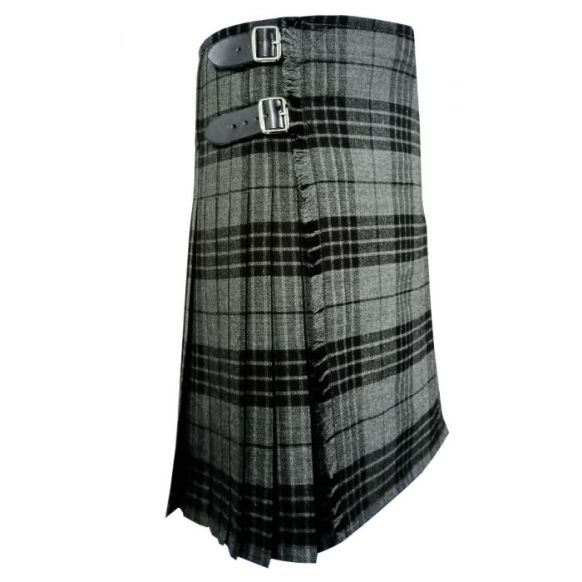 Hamilton Grey Tartan Kilt