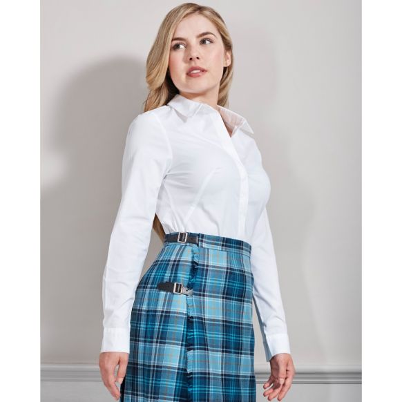 Beautiful Women Fashion Long Tartan Skirt