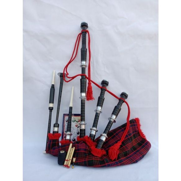 MacDonald Tartan  Bagpipe Set