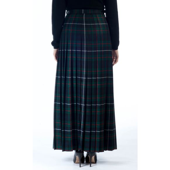 Mackenzie Tartan Women Long Tartan Skirt

