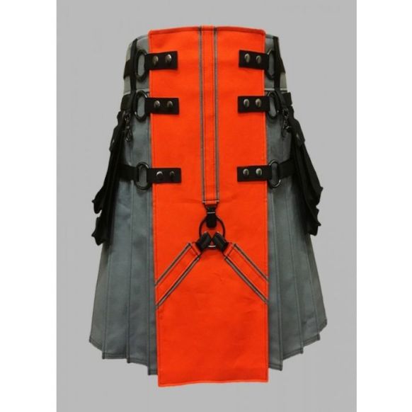 Modern Design Canvas Utility Kilt 