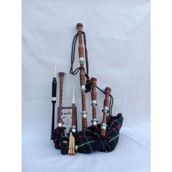 Mackenzie Tartan Bagpipe Set