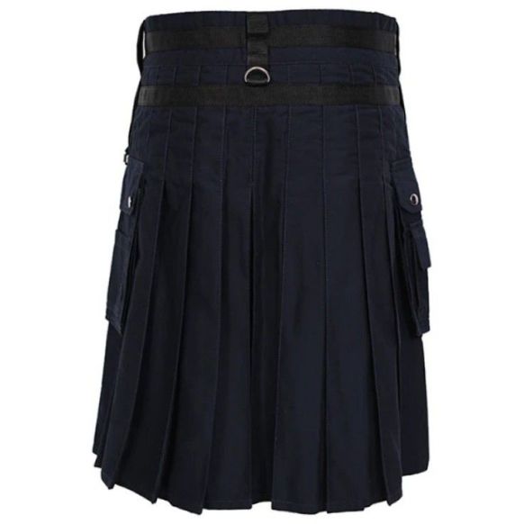 Red Navy Deluxe Utility Fashion Kilt