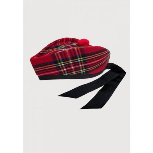 Royal Stewart Scottish Glengarry Hat 