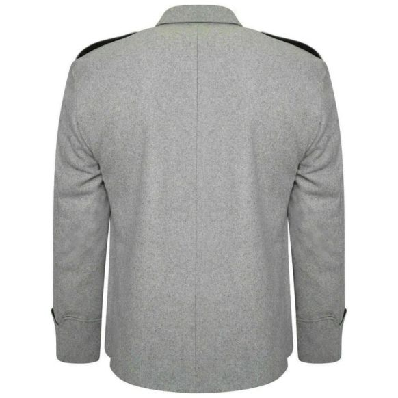 Light Grey Tweed Beautiful Argyle Jacket