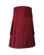 Maroon Utility Kilt