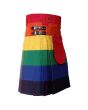 Active Men Rainbow Utility Kilt 