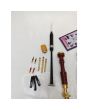 Highland Red Velvet Gold Plated Bagpipe Set