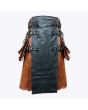 Black & Brown Leather Kilt Adjustable Interchangeable
