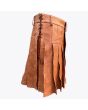 Brown Leather Kilt