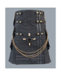 Fashion Utility Hybrid Kilt With Chain 