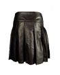 Fetish Black Leather Kilt