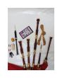 Highland Red Velvet Gold Plated Bagpipe Set