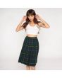 Hunting Stewart Tartan Women Fashion Skirt 