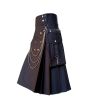 Black Detachable Fashion Kilt