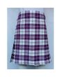 Erskine Dress Purple And White Tartan Kilt 