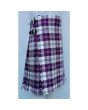 Erskine Dress Purple And White Tartan Kilt 