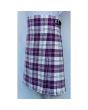 Erskine Dress Purple And White Tartan Kilt 