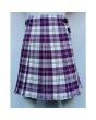 Erskine Dress Purple And White Tartan Kilt 