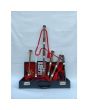 Natural Finish MacDonald Tartan Bagpipe Set