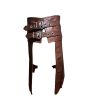  Studded Brown Leather Gladiator Kilt