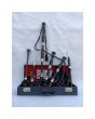  Beautiful Black Finish Mackenzie Tartan Bagpipe Set