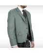 Scottish Lovat Green Argyle Kilt Jacket